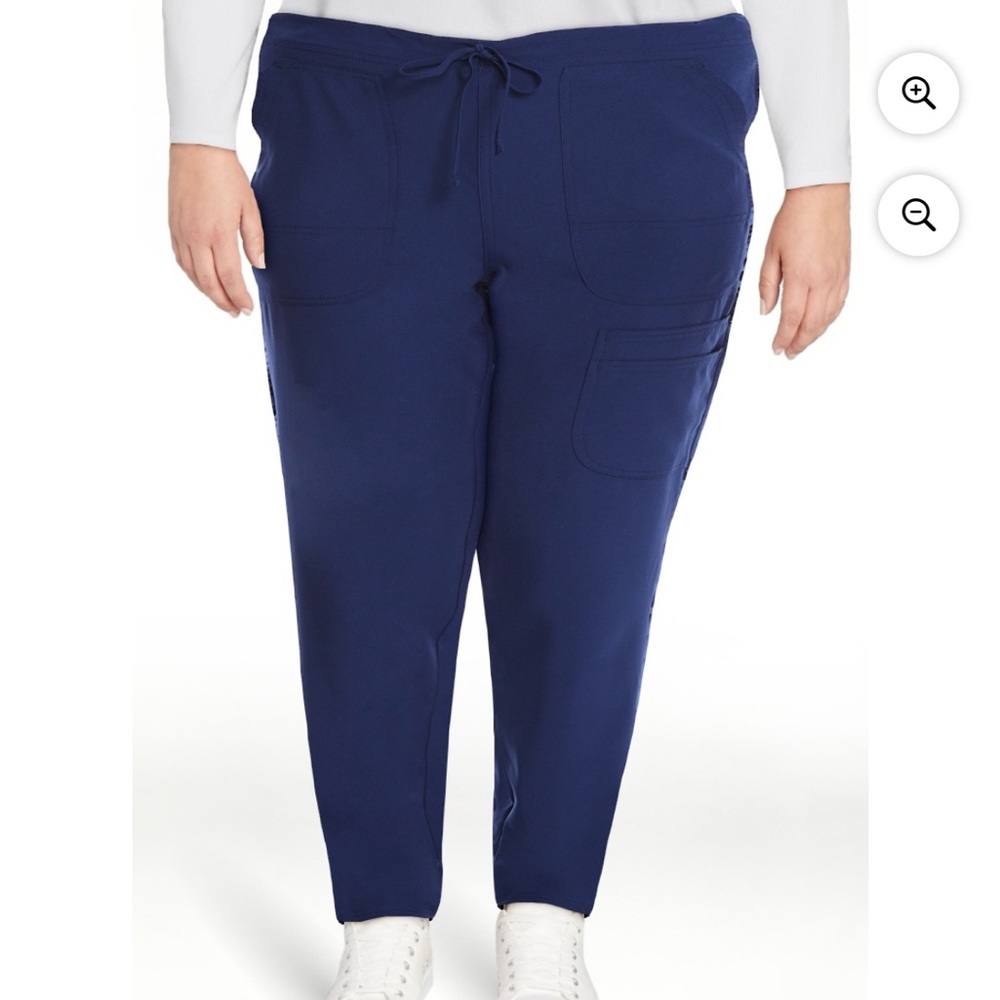 NWT 3X scrubstar blue scrub nursing pants 1945